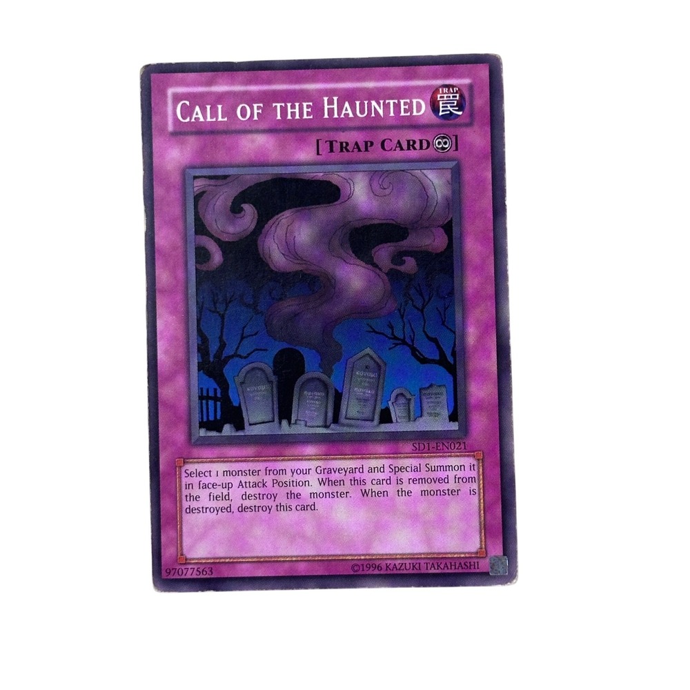 Yu-Gi-Oh! Trading Card Game Call of the Haunted‎ SD1-EN021 Trap